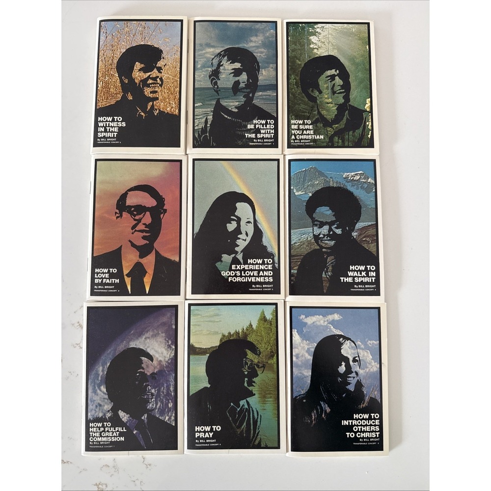 Bill Bright 1971 Campus Crusade for Christ Lot 9 Books Religous Christian